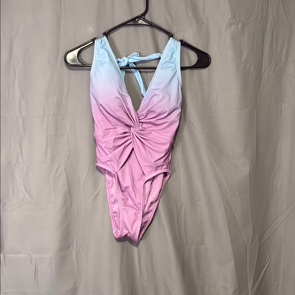 Shade & Shore Lilac High Leg Cheeky Swimsuit